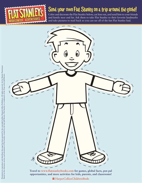 Template For Flat Stanley