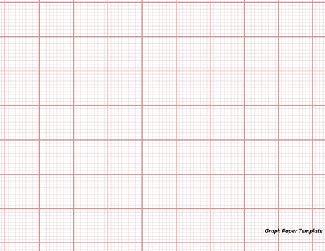 Template For Graph Paper