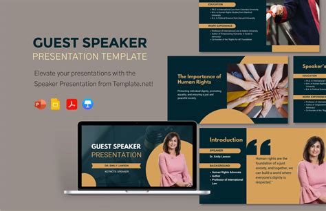 Template For Introducing A Speaker