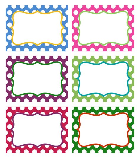Template For Label