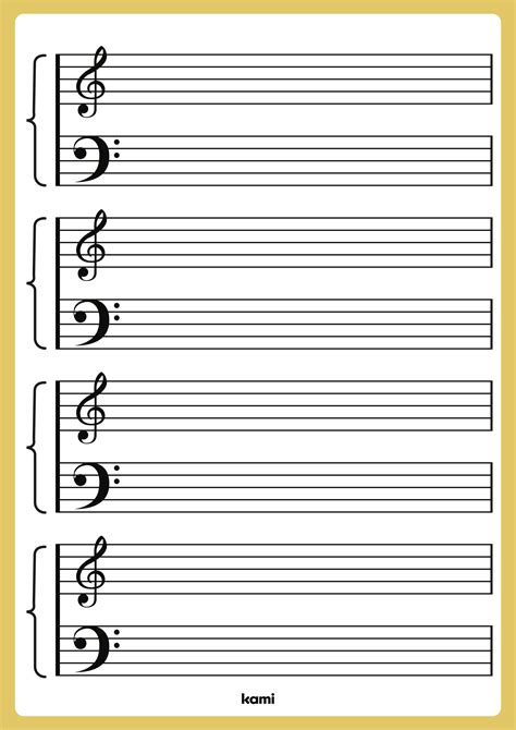 Template For Music Notes