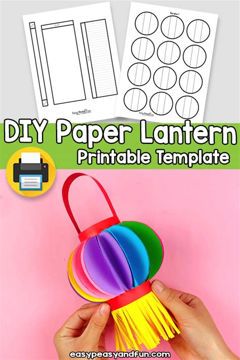 Template For Paper Lantern