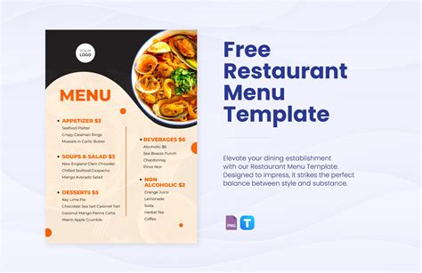 Template For Restaurant
