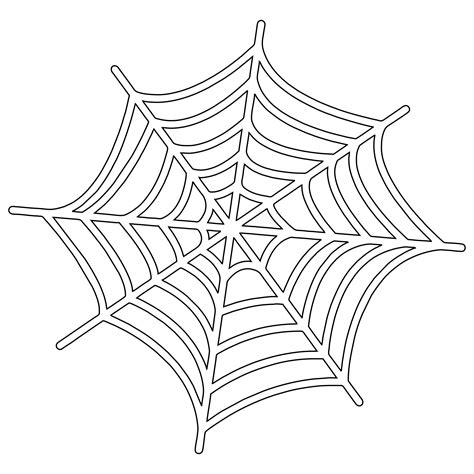 Template For Spider Web