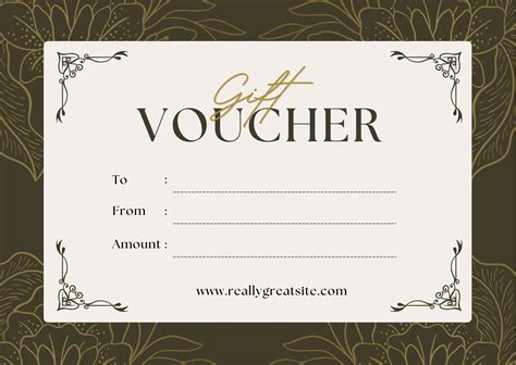 Template For Voucher