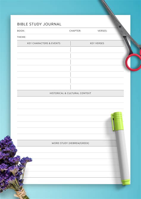 Template For Writing A Bible Study