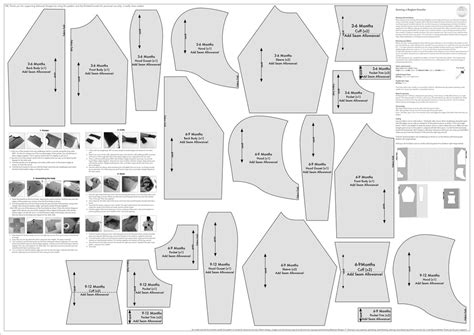 Template Hoodie Pattern