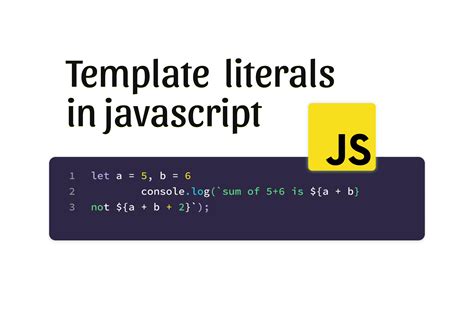 Template Literals Javascript