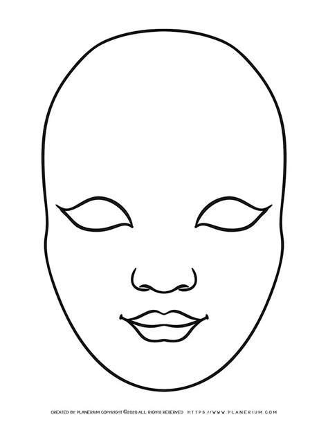 Template Mask Face