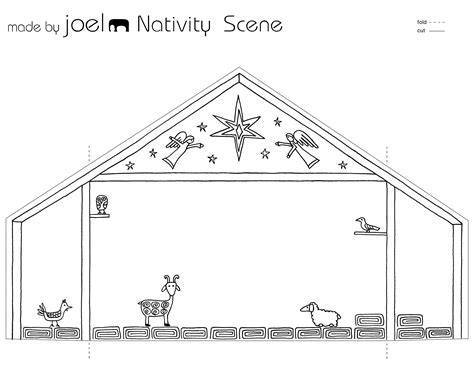 Template Nativity Scene