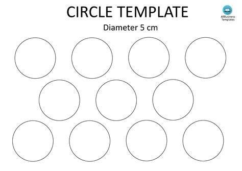 Template Of A Circle