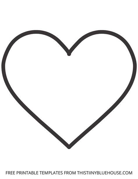 Template Of A Heart Shape