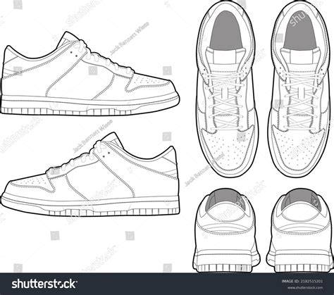 Template Of A Shoe