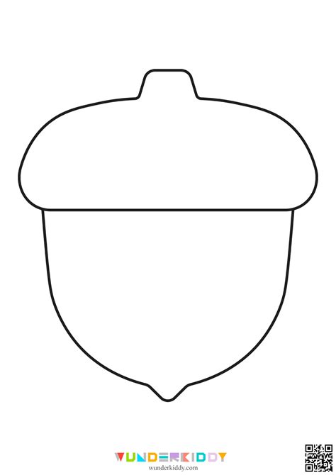 Template Of Acorn