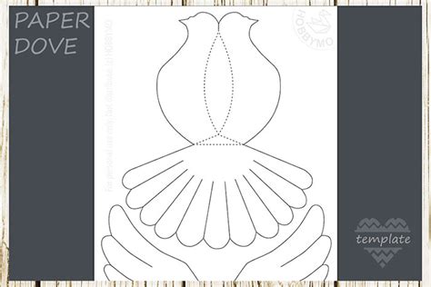 Template Of Dove
