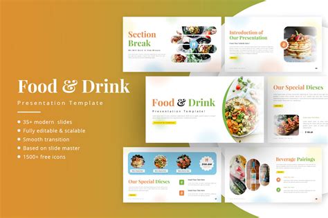 Template Powerpoint Food