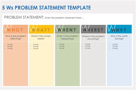Template Problem Statement