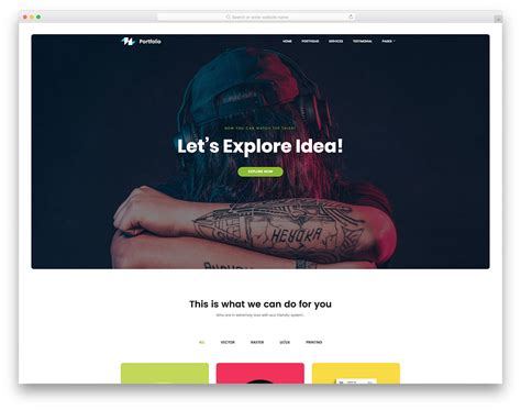 Template Site Portfolio Free