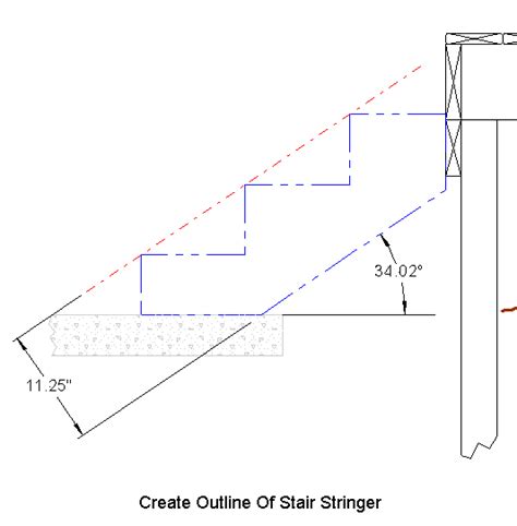 Template Stair Stringer Calculator