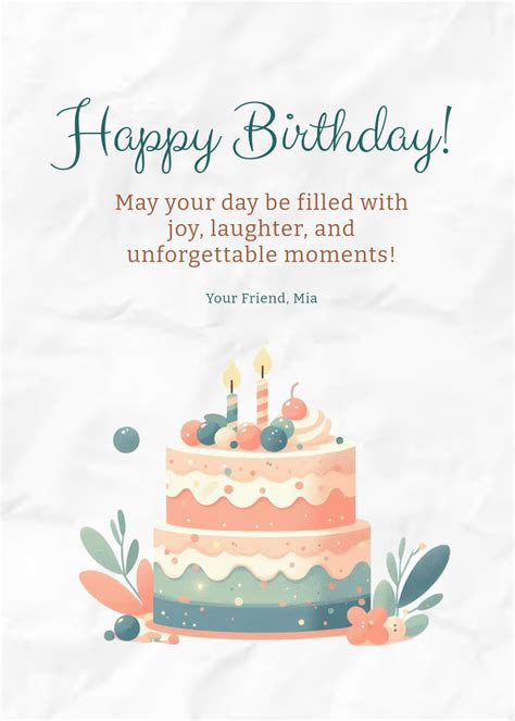 Template Video Birthday