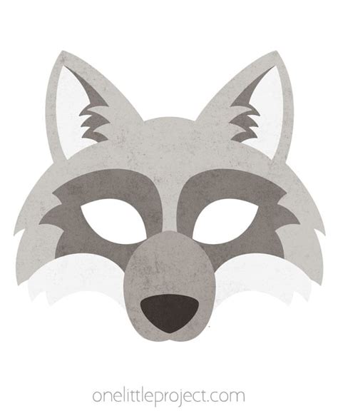 Template Wolf Mask