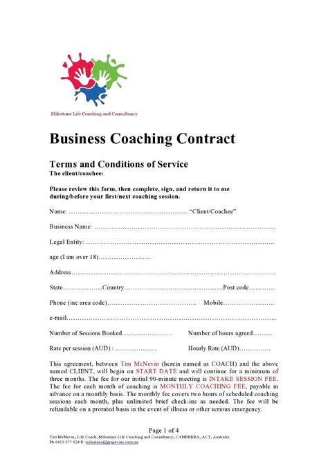 Templates For Business Contracts