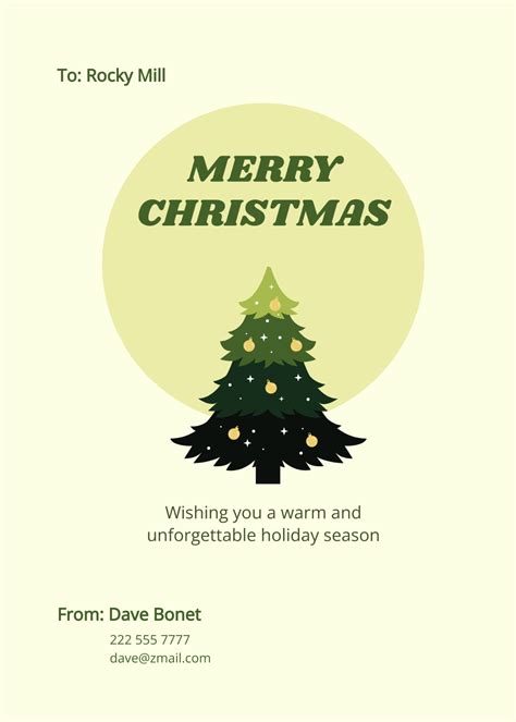 Templates For Christmas Cards