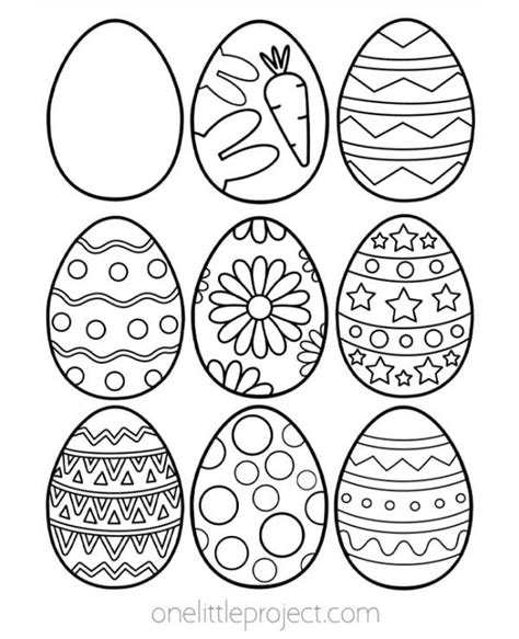 Templates For Easter Eggs