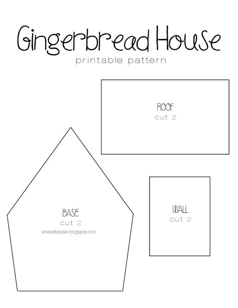 Templates For Gingerbread Houses