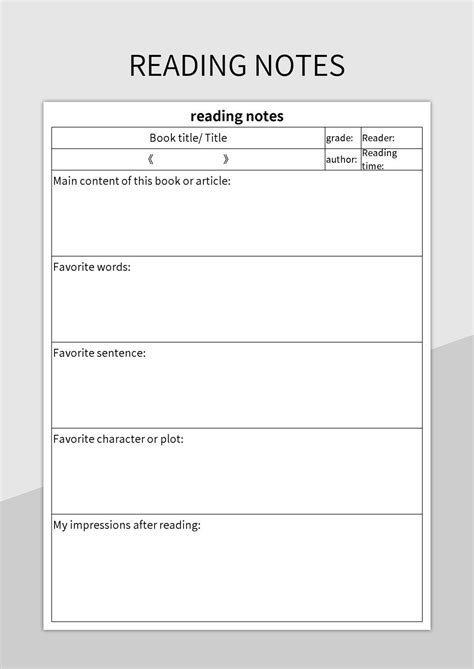 Templates For Reading