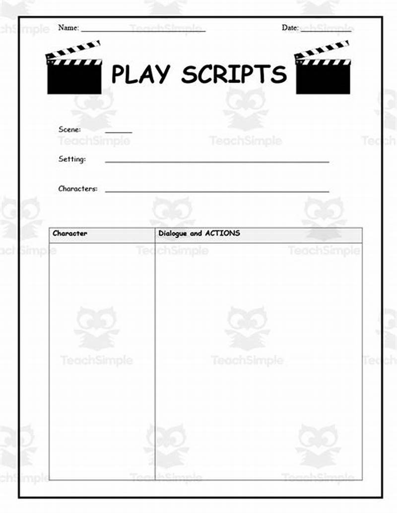 Templates For Script Writing