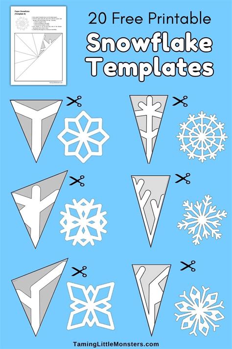 Templates For Snowflakes
