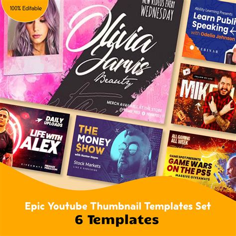 Templates For Youtube Videos