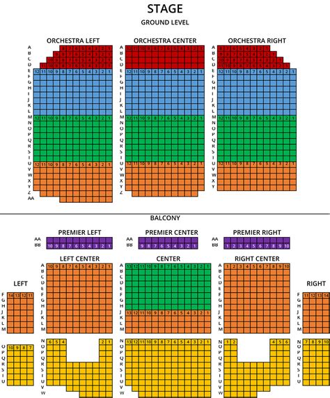 Temple Theater Seating Chart