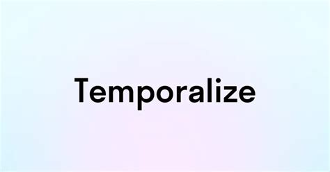 Temporalize film online,Eric Van Brunt