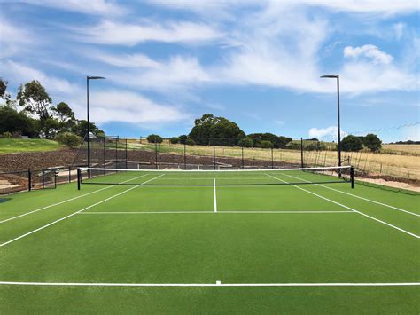 Tennis court construction company