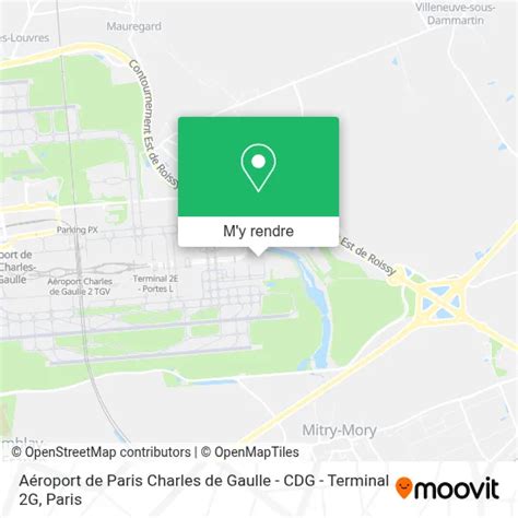 Terminal 2G - CDG à Saint-Louis