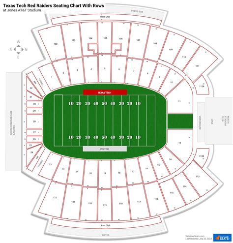 Texas Tech Football Stadium Seating Chart