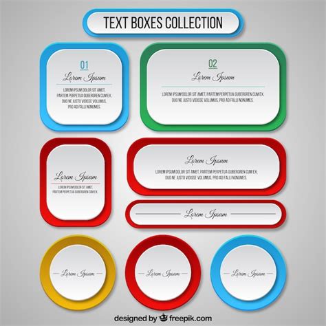Text Box Templates