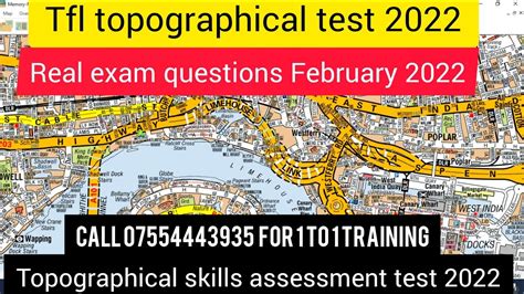 TfL Approved Topographical Test & Training