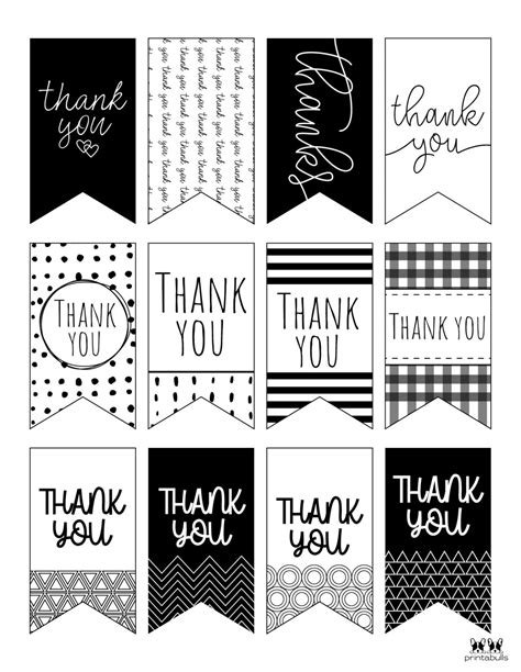 Thank You Printables Tags