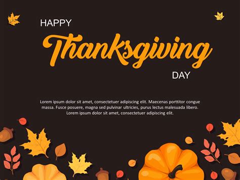 Thanksgiving Ppt Template Free