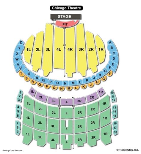 The Chicago Theater Seating Chart