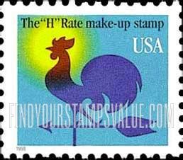 The H Rate Make-up Stamp Catalog Value