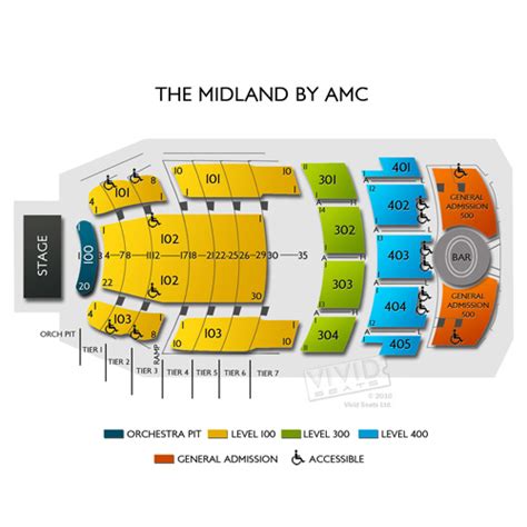 The Midland Seating Chart