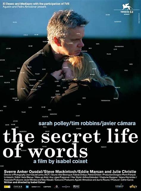 The Secret Life of Words (2005) film online,Isabel Coixet,Sarah Polley,Tim Robbins,Sverre Anker Ousdal,Javier Cámara