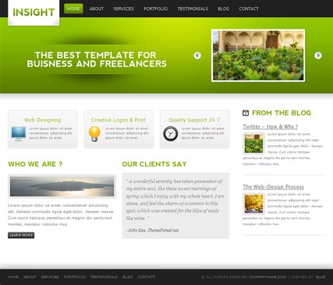 Themeforest Free Templates