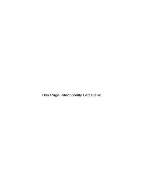 This Page Left Intentionally Blank Template