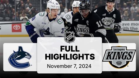 Three Disallowed Goals Mark Unusual Start in Canucks vs Kings Game