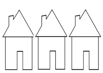 Three Little Pigs House Template